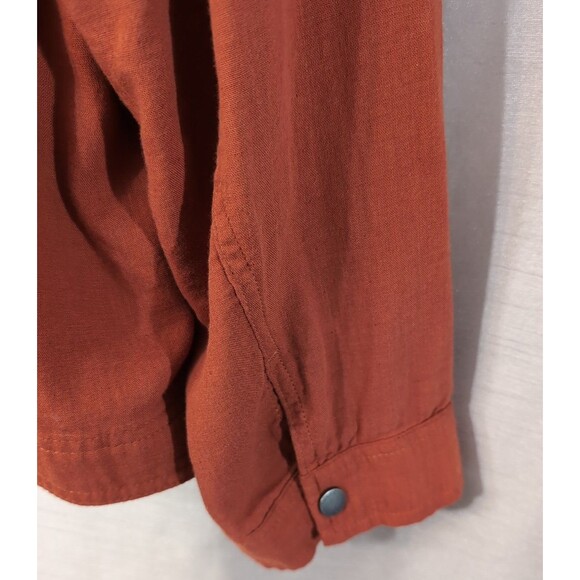 Torrid 3 Jacket Size 3X Orange Cotton Blend Unlined Moto Military Lightweight - Picture 12 of 16